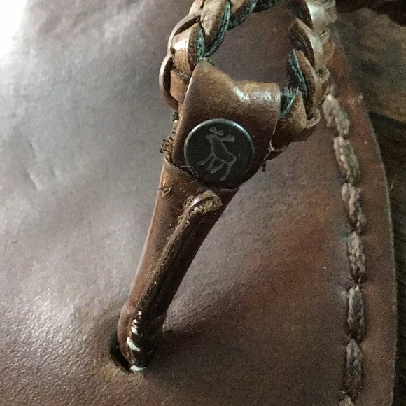 GUC Women’s 8 Abercrombie and Fitch Leather Sandals - Picture 2 of 3